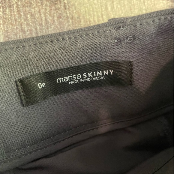 LOFT Petite Grey Marisa Skinny Pant - Size 0P - Picture 5 of 7